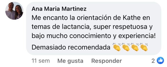 Comentario sobre curso Psicoprofiláctico kathe munoz doula